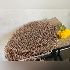 Rose Gold Rubber Placemats